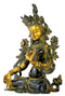 Buddhist Goddess Tara Brass Sculpture 11"