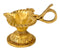 Om Shaped Brass Diya