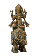 God Gajanan Ganesha Riding on Elephant