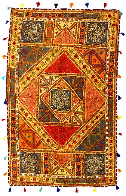 Indian Masala - Mirror Work Tapestry