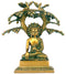 Buddha Under Bodhi Tree - Brass Statue