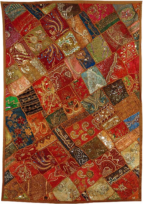 Cotton Wall Hanging 'Asian Bazaar'