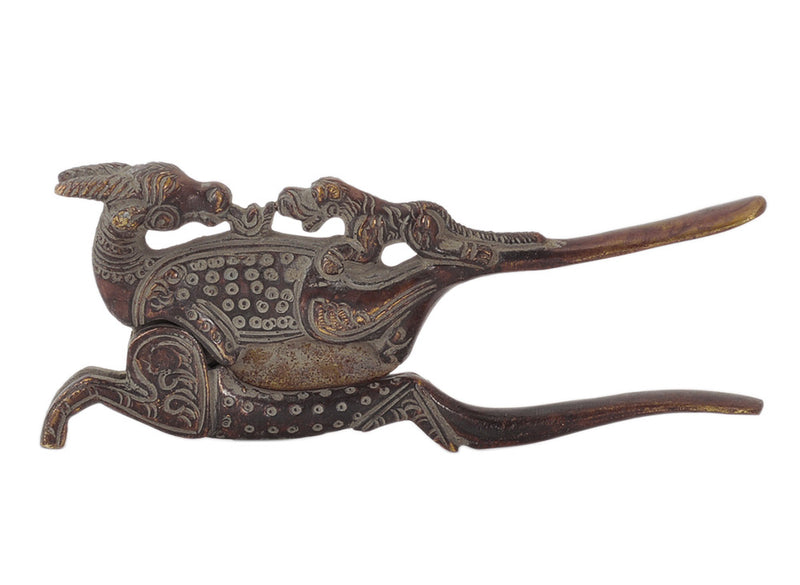 Decorative Lion and Deer Betel Nut Cutter