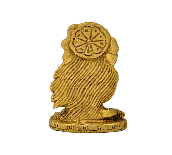 Goddess Mahakali Small Brass Figurine 2.50"