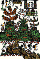 Good Morning - Warli Handmade Painting