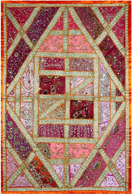 Vintage Sari Wall Hanging Tapestry