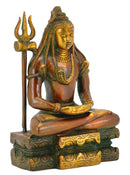 Brass Shiva in Samadhi Mudra