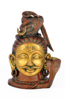Moustached Shiva Head 10"