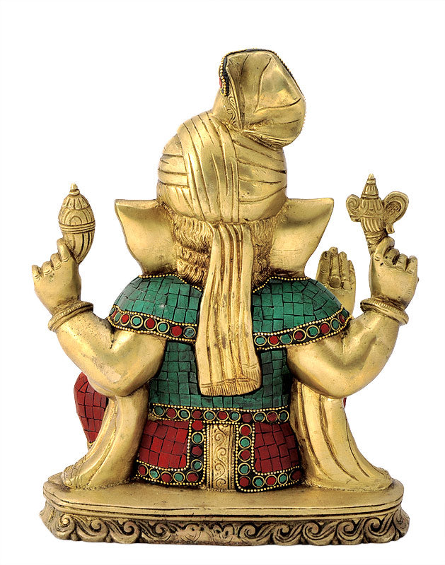 Turbaned Ganesha Murti