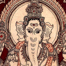 Jai Deva Ganesha - Kalamkari Painting