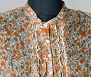 Floral Print Shirt in Georgette