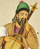 Miniature Painting 'Musician'