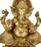 Lambodar Ganpati - Brass Sculpture 10.50"