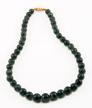 Indian Girl - Moss Agate Natural Stone Necklace