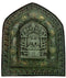Bhumisparsha Buddha - Brass Wall Plaque 9"