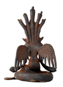 Naag Kanya Golden Brown Finish Statue