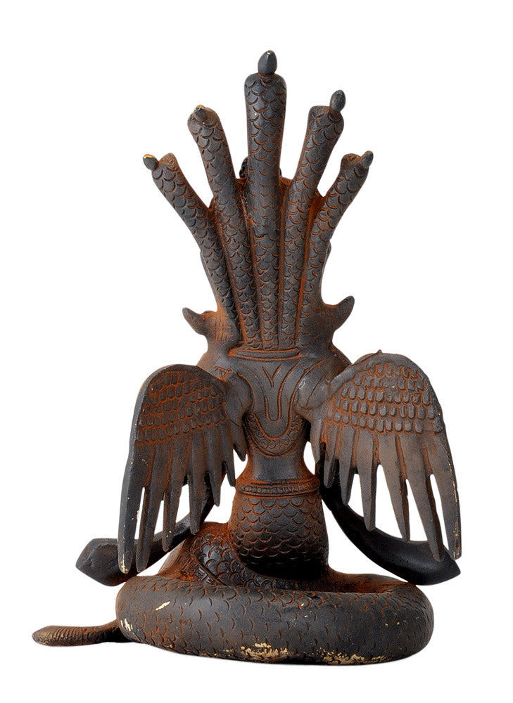 Naag Kanya Golden Brown Finish Statue