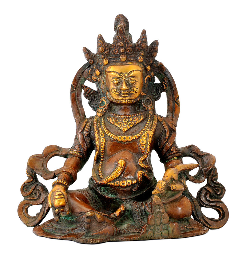 Golden Brown Finish Lord Kuber Figurine