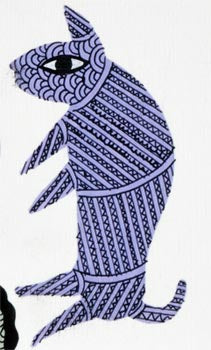 The Revered Ascetic - Gond Painting