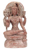 Lord Shiva Maheshwara - Pink Stone Statue
