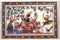 Lord Krishna with Gopis-Silk Painting