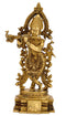 Brass Sculpture 'Venugopal Krishna' 15.75"