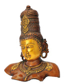 Ma Parvati Bust Figure in Traditional Style 11.75"
