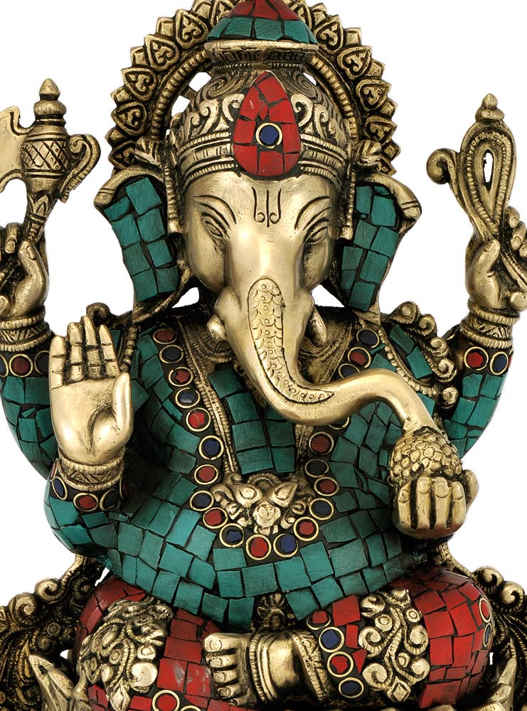 Kamalasana (Lotus Seated) Ganesha