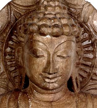 Awakening Buddha - Wood Carving 12"