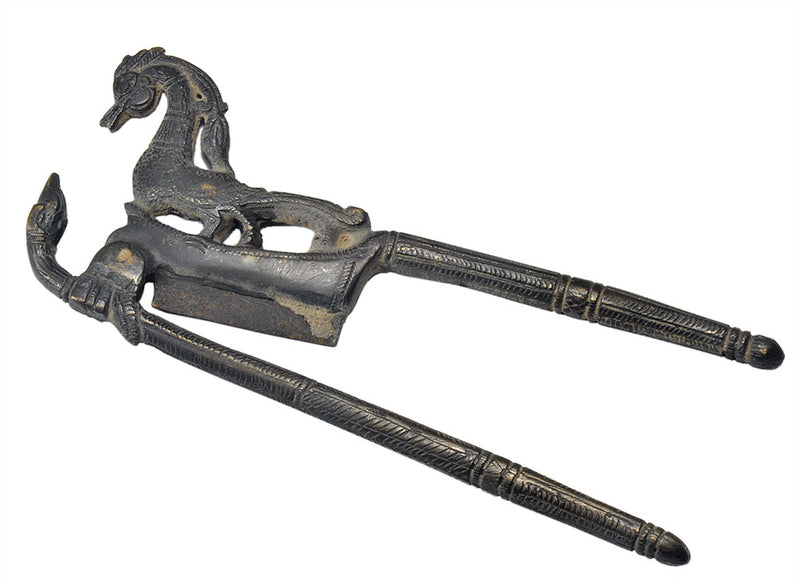 Antique Finish Yali Carving Betel Nut Cutter