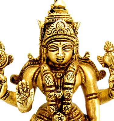Vishwanath Vishnu - Brass Statue