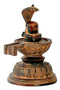 Antiquated Brass Shivling in Old Copper Finish