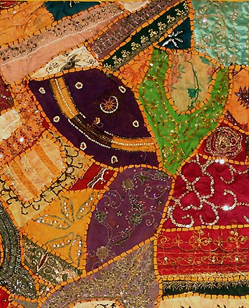 Enticing Ochre - Vintage Tapestry