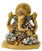 Benevolent Ganpati Brass Figurine 4"