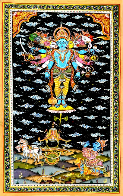 Lord Krishna Shows His Universal Form To Arjuna