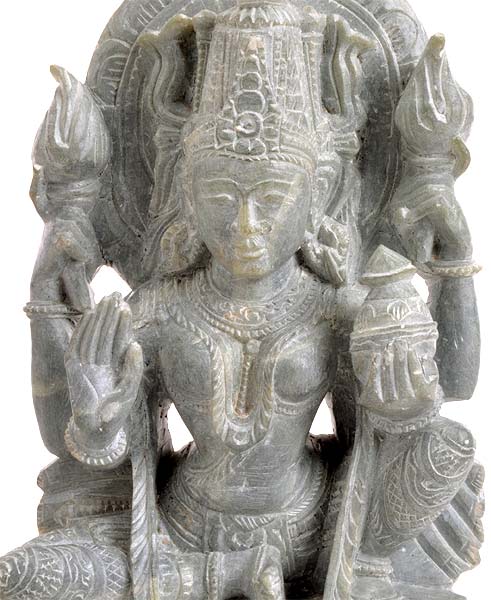 "Goddess Lakshmi" Soft Stone Statue