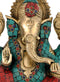 Benevolent Lord Ganpati - Brass Statue 9"