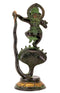 Ganesha Dancing Over the Naag - Brass Scultpure