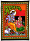 Lord Krishna Playing Flute with Radha Rani