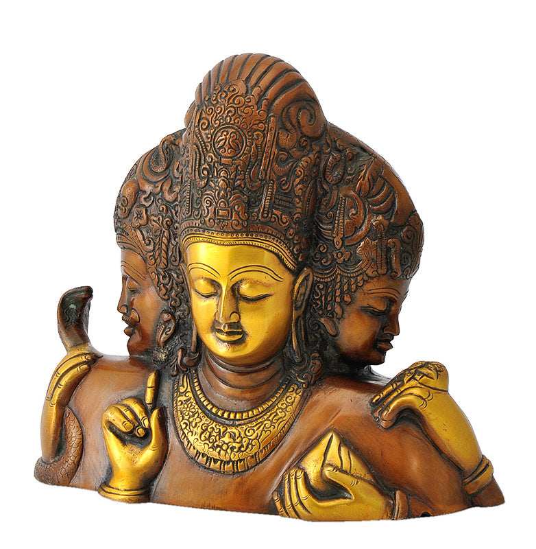 Elephanta Trimurti Sadashiva Bust Statue