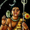 Lord Shiv Shambhu - Velvet Painting  26"