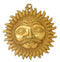 Brass Sun Face Wall Hanging