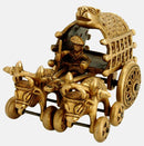 The Bullock Cart of India - Brass Sculpture