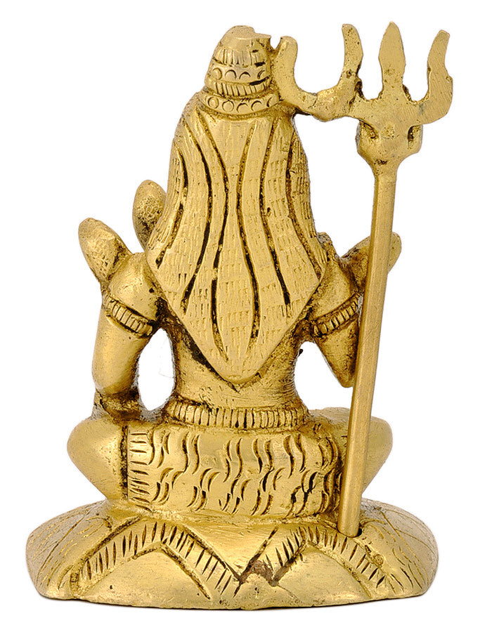 Lord Shiva Miniature Brass Figure