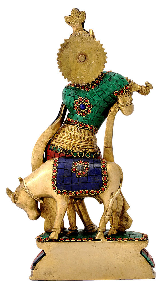 Murlidhar Krishna with Cow