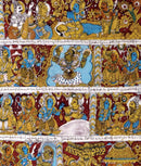 'Ramayana' The Story of Rama - A Narrative Kalamkari Painting