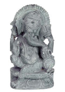 Blessing to All - Ganesha Stone Statuette 6.50"