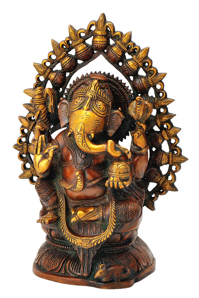 Lord Chaturbhuja Ganpati Maharaj 10.25"