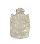 Benevolent Ganapati - Quartz Crystal Sculpture 1.50"