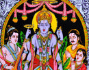 Shri Satyanarayan Puja Cotton Painting